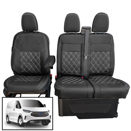 Ford Transit Custom Leather look seat covers