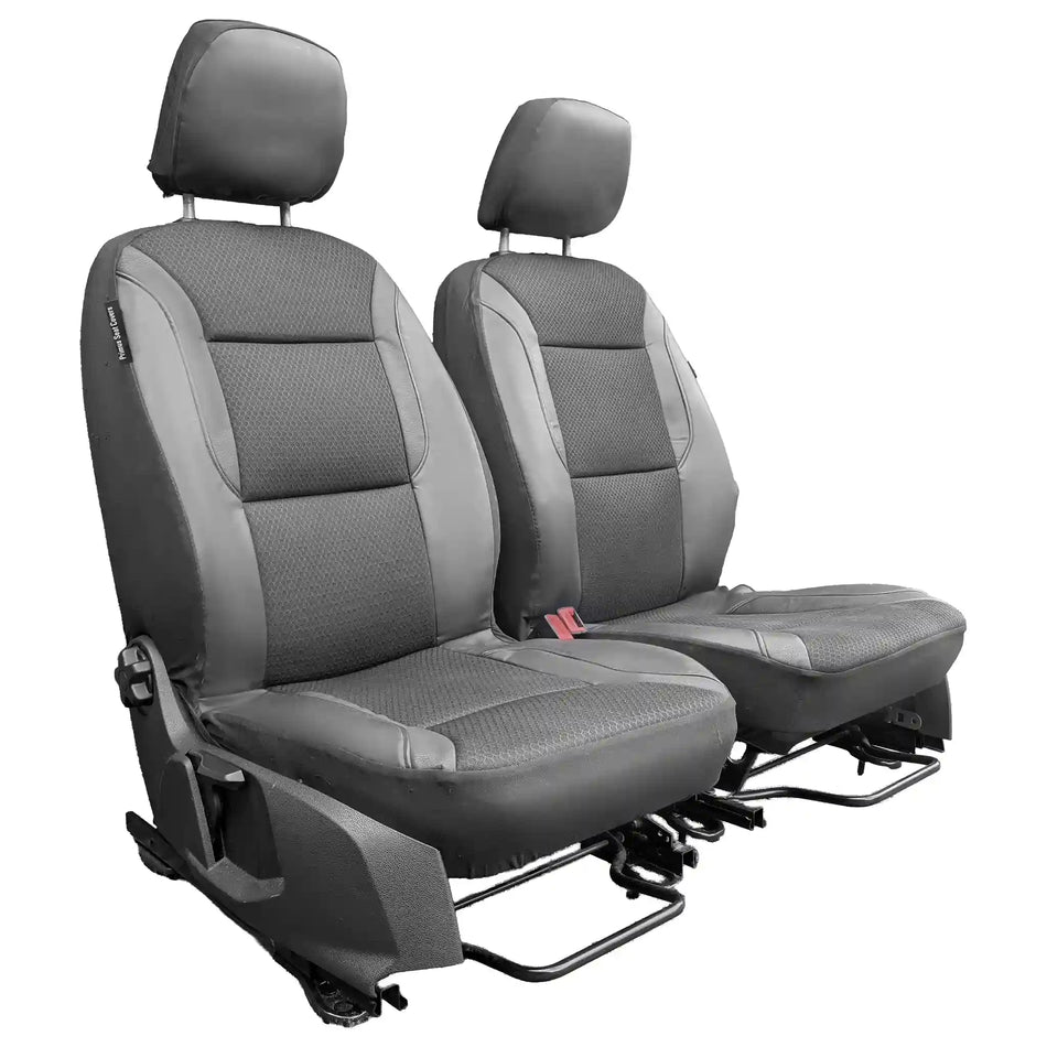 Car Seat Covers Leatherette & Memory Foam Front Set