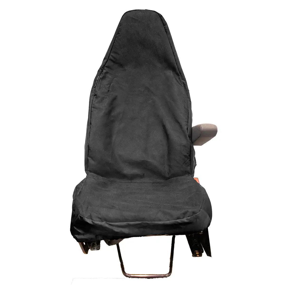 Seat Cover from the front on a fiat 500