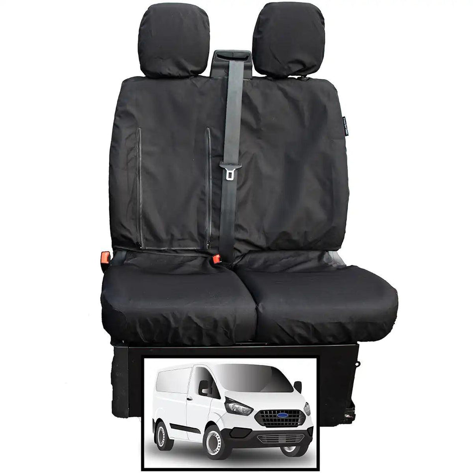 Durable Transit Custom Double Passenger Seat Cover