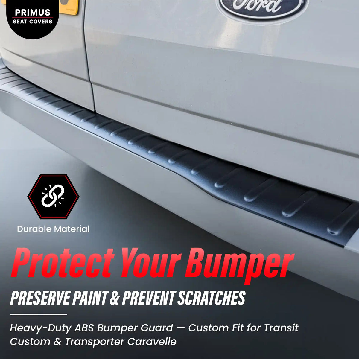 Ford Transit Custom Rear Bumper Protector 2025