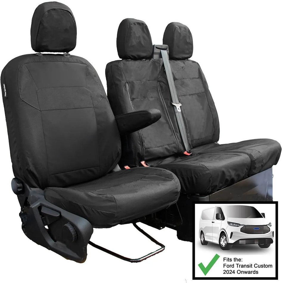 Waterproof Ford Transit Custom Seat Covers (2024 onwards)
