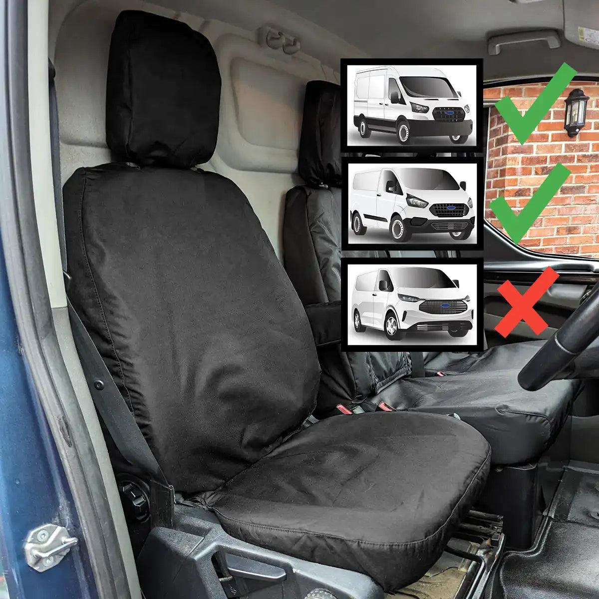 Ford Transit and Ford Transit Custom Waterproof Seat Cover - Fits