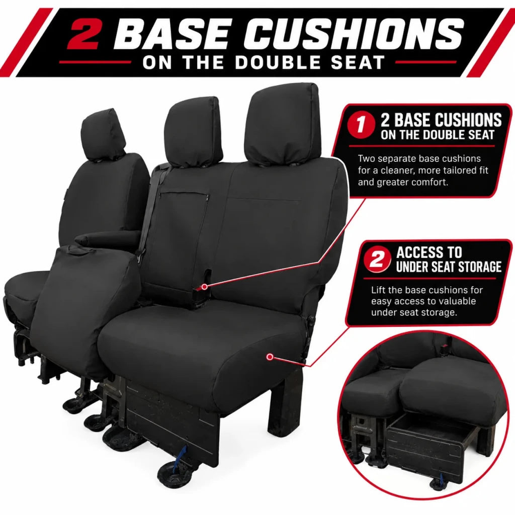 Fiat E Scudo 2022 Onwards Tailored Seat Covers - Primus Seat Covers