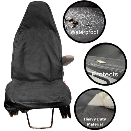 Protective car seat cover