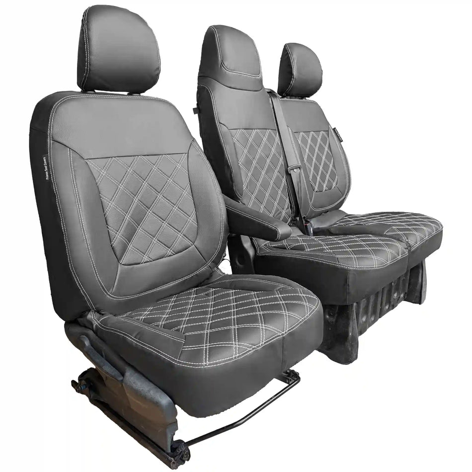 Renault Trafic 2014+ Tailored Leatherette Seat Covers