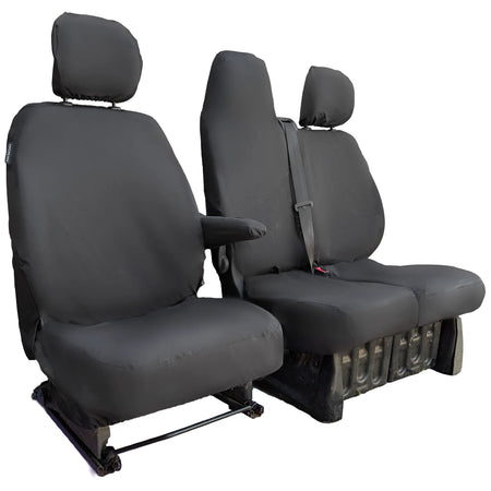 Renault Trafic 2014+ Tailored Driver and Double Passenger Seat Covers