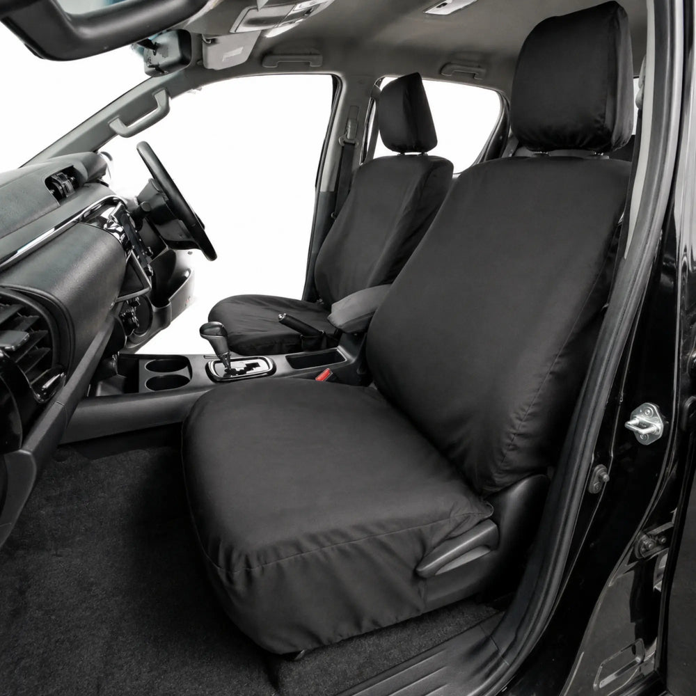 Front Seat Covers for the Toyota Hilux 2016 to 2026 - Primus Seat Covers