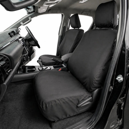 Front Seat Covers for the Toyota Hilux 2016 to 2026 - Primus Seat Covers