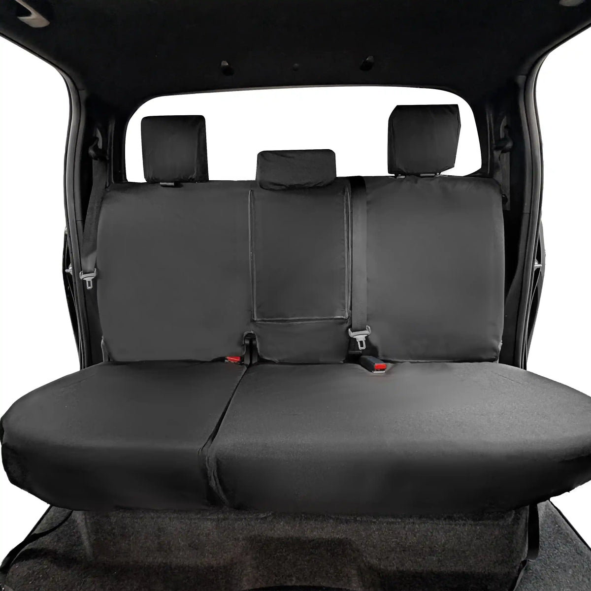 Straight on angle showing the Toyota Hilux Seat Covers