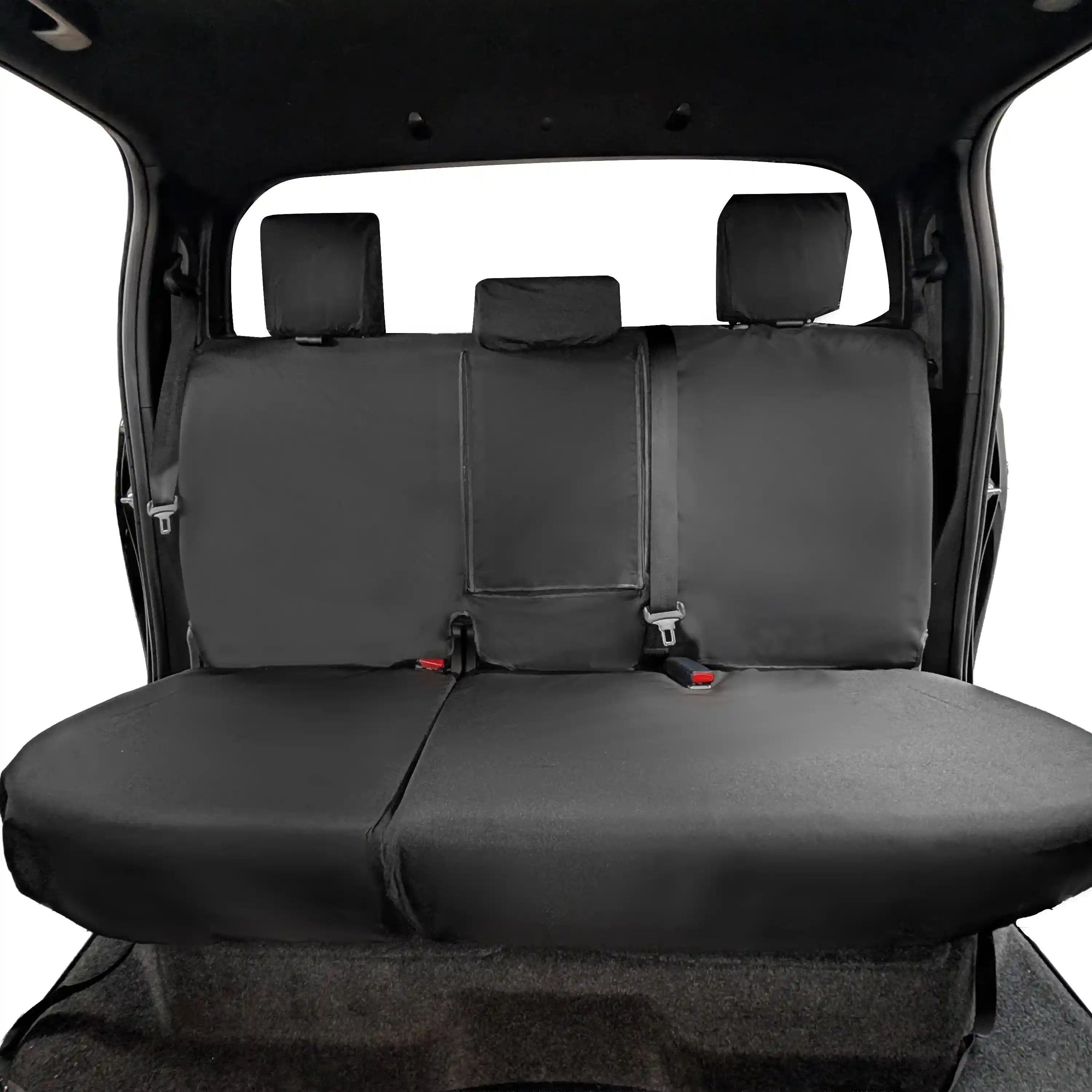 Straight on angle showing the Toyota Hilux Seat Covers