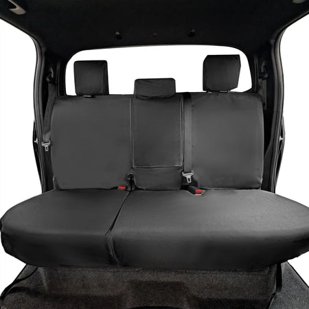 Straight on angle showing the Toyota Hilux Seat Covers