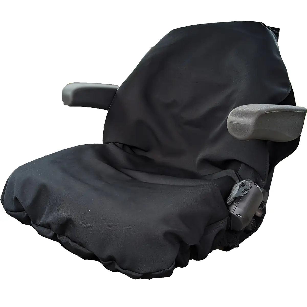 Tractor Seat Cover on a John Deer tractor Grammar seat