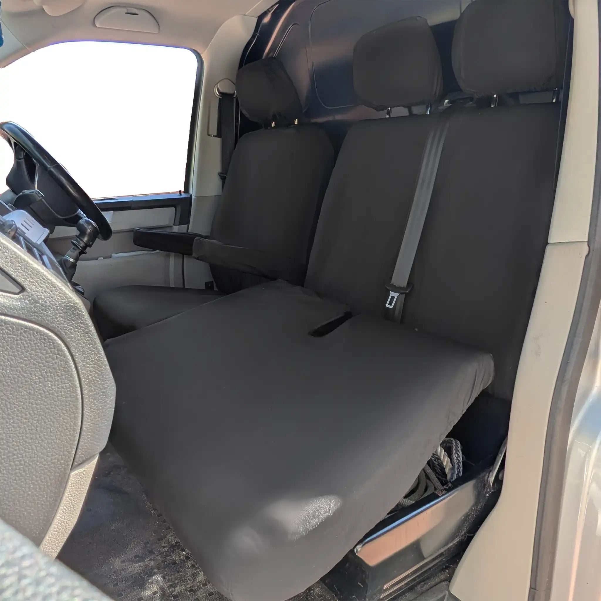 VW Transporter T5–T6.1 Tailored Driver and Double Passenger Seat Covers