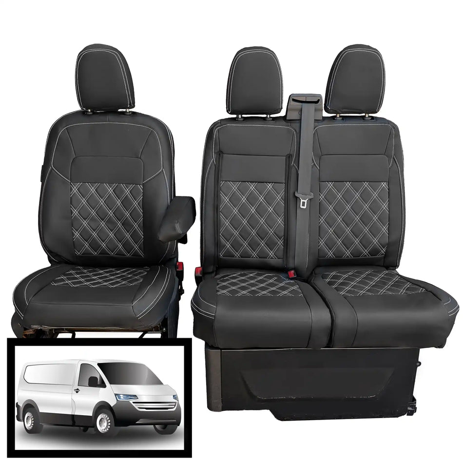 Leather Look Seat Cover for Volkswagen Transporter T7 2025+