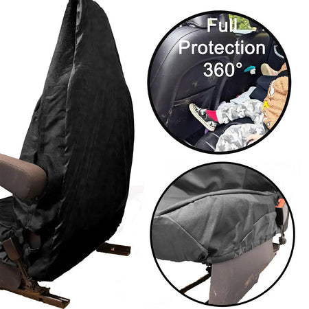 Protect your Volkswagen Transporter Driver seat from dirt, grime, and everyday wear and tear with our driver seat cover. 