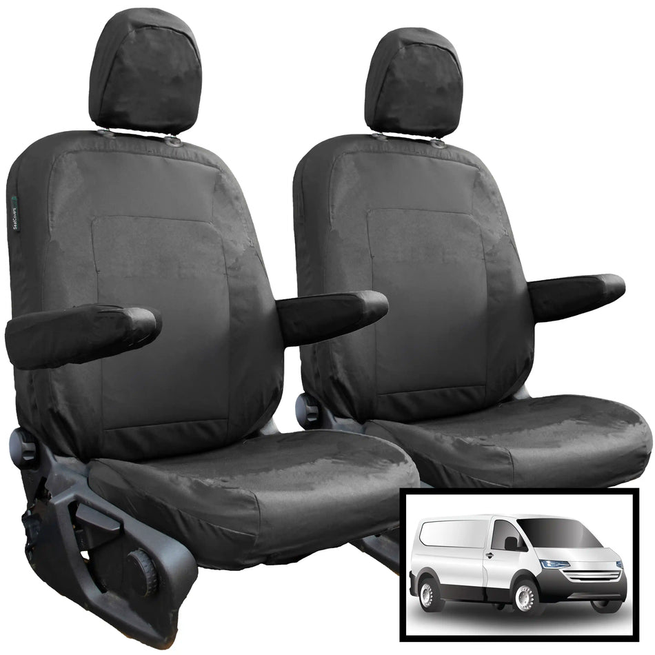 VW Transporter T7 Seat Covers for Driver & Single Passenger