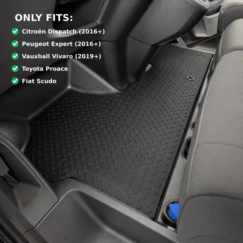 Vauxhall Vivaro Rubber Floor Mat (2019 Onwards) - Primus Seat Covers