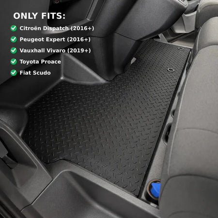 Vauxhall Vivaro Rubber Floor Mat (2019 Onwards) - Primus Seat Covers