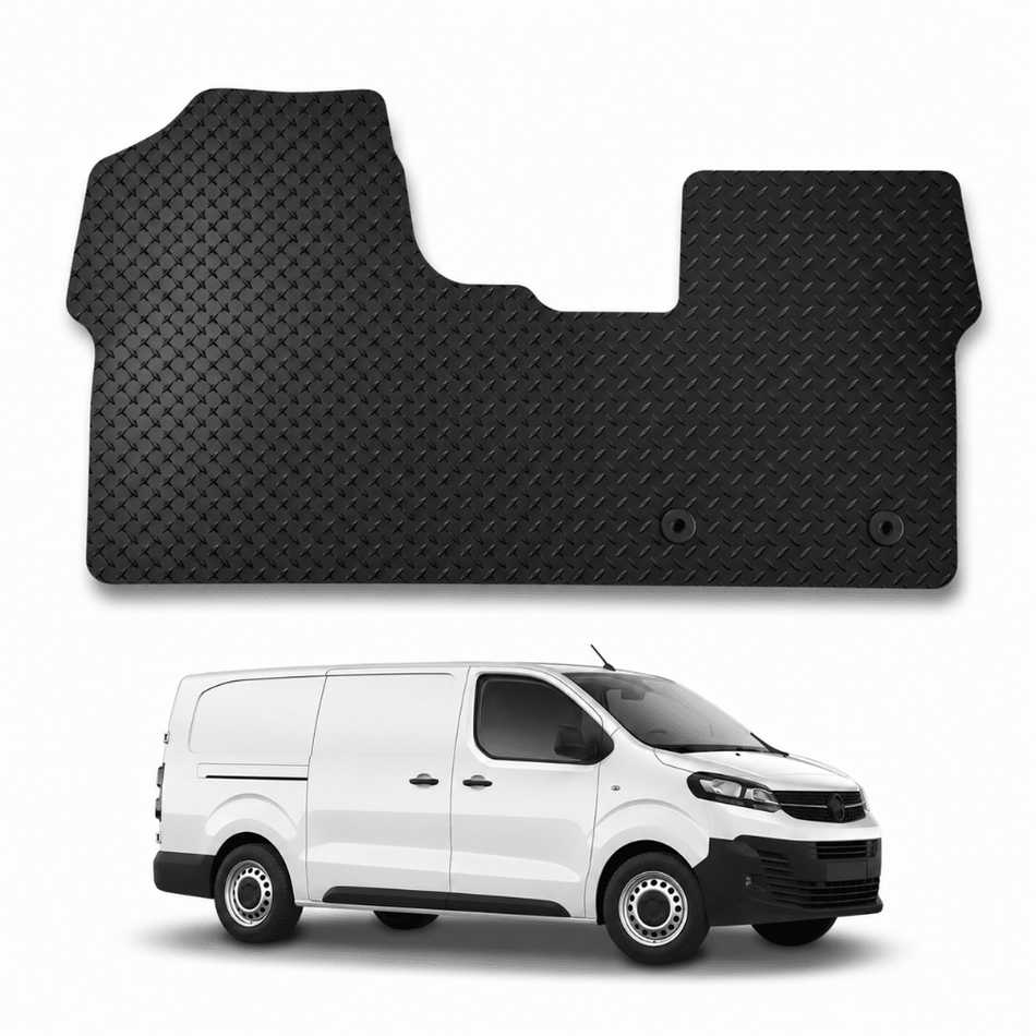 Vauxhall Vivaro Rubber Floor Mat (2019 Onwards) - Primus Seat Covers